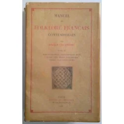 Manuel de folklore contemporain, par Arnold van Gennep tome 4, Éditions Auguste Picard