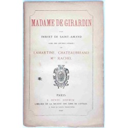 Madame de Girardin, par Imbert de Saint-Amand, Dentu éditeur