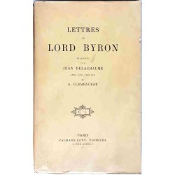 Lettres de Lord Byron , Calmann-Lévy éditeur