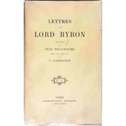 Lettres de Lord Byron , Calmann-Lévy éditeur