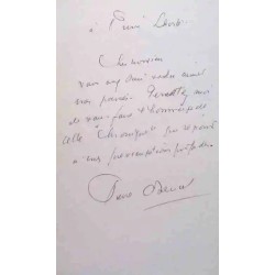 Dédicace de Cantate à l’Île de Sein, par Pierre Osenat, Éditeur Aux dépens d’un amateur