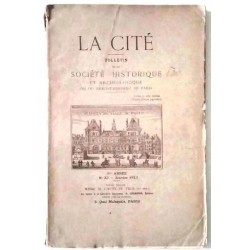 La Cité, Société historique et archéologique du quatrième arrondissement de Paris, numéro 33,  Librairie ancienne Champion