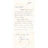 autographe : La Chaise Curule, numéro 1, par Ferdinand Lop