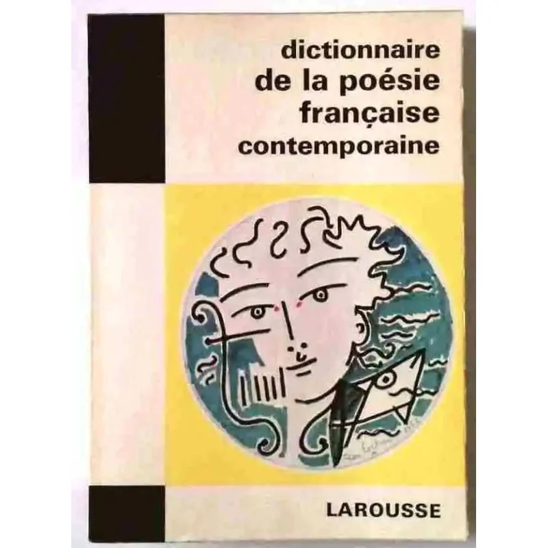 Couverture : Dictionnaire de la poésie contemporaine, par Jean Rousselot, Librairie Larousse