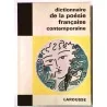Couverture : Dictionnaire de la poésie contemporaine, par Jean Rousselot, Librairie Larousse
