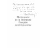 Dédicace : Dictionnaire de la littérature contemporaine, par André Bourin et Jean Rousselot, Librairie Larousse