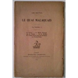 Le Quai Malaquais, numéro 1, Edouard Champion