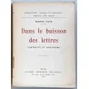 Couverture du livre "Dans le buisson des lettres", essai littéraire rare publié en 1934 par Edmond Pilon.