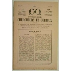 L’Intermédiaire des chercheurs et curieux, numéro 208