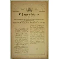 L’Intermédiaire des chercheurs et curieux, numéro 1334