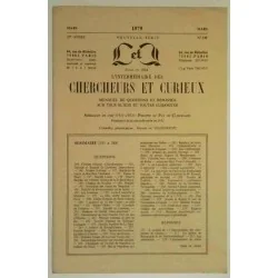 L’Intermédiaire des chercheurs et curieux, numéro 336        Mars 1979