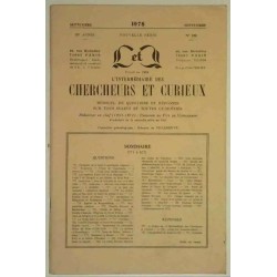 L’Intermédiaire des chercheurs et curieux, numéro 330 Septembre 1978