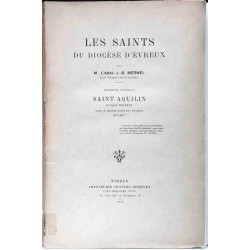 Couverture du fascicule 4 "Les Saints du diocèse d’Évreux", Abbé Mesnel, Imprimerie Hérissey, 1916