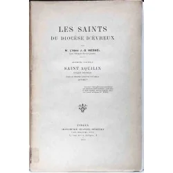 Couverture du fascicule 4 "Les Saints du diocèse d’Évreux", Abbé Mesnel, Imprimerie Hérissey, 1916