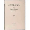 Journal, de Francis Jammes, réflexions personnelles,  échanges avec Claudel, ses pensées sur la foi, la poésie