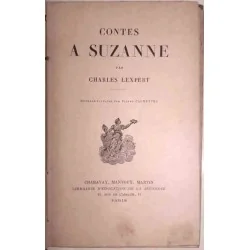 Contes à Suzanne, par Charles Lexpert, Charavay Mantoux : page de titre