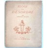 Eloge du désordre , par Gérard Bauer, Hachette éditeur  1926