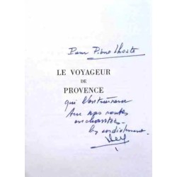Dédicace : Le Voyageur de Provence, par Maurice Pezet, Librairie Hachette.    1969