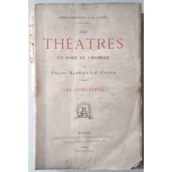Les Théâtres en robe de chambre, les comédiens, par Yveling Rambaud et E. Coulon, Achille Faure libraire-éditeur  1866,