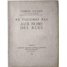 Ne touchez pas aux noms des rues, par Camille Jullian, Librairie ancienne Honoré Champion.   1926.