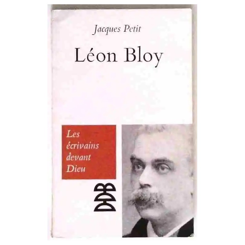 Portrait de Léon Bloy en couverture du livre de Jacques Petit, édition Desclée de Brouwer, 1966.