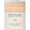 Couverture illustrée du livre rare « Le Régime alimentaire des hépatiques » du Dr Vernière, éditions Nilsson