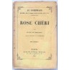 Couverture illustrée du livre Rose Chéri (1855), biographie rare de l’actrice, édition Gustave Havard, broché non coupé.