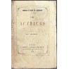 Les Actrices, par Edmond et Jules de Goncourt, Paris E.Dentu libraire-éditeur   1856