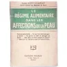 Couverture du livre médical rare de Léon Cocquelet sur l’alimentation et les affections cutanées, éd. Nilsson