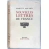 Nouvelles lettres de France, par Marcel Arland, Éditions Albin Michel   1954
