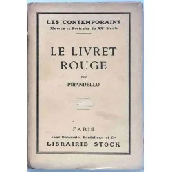 Le Livret rouge, par Pirandello, Librairie Stock 1923