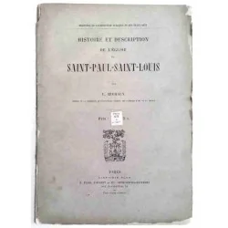 Histoire et description de l’Église Saint Paul-Saint Louis, par L. Michaux  1880 ?