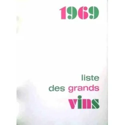 Liste des grands vins 1969, Nicolas, Le Paradis terrestre, Lorjou 1969