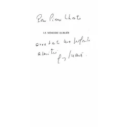 La Mémoire oubliée, par Guy Suarès, Stock  Dédicace 1979