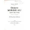 Octave Mirbeau son œuvre Portrait et autographes, par Maxime Revon, dédicace 1924