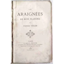 Les Araignées de mon plafond, par Pierre Véron, E. Dentu Éditeur. page de titre 1880