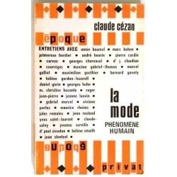 La Mode phénomène humain, par Claude Cézan, Privat. 1967
