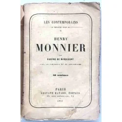Henry Monnier, par Eugène de Mirecourt, Gustave Havard éditeur  1857