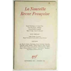 La Nouvelle Revue Française n° 261, NRF  1974