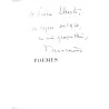 Dédicace page de titre Paul Morand, Poèmes 1914-1924, Éditions Richard  1926