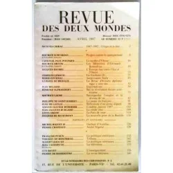 Revue des deux Mondes (Mai 1987, N°5), Au bureau de la Revue des Deux Mondes. 1987