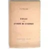 Essai sur l’unité de l’esprit, par S.E. Williams,  Imprimerie Richême. 1967