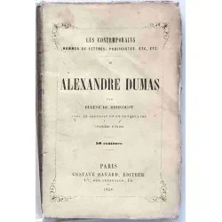 Alexandre Dumas, par Eugène de Mirecourt, Havard éditeur 1856