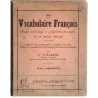 Le Vocabulaire français, par I. Carré, Librairie Armand Colin. 1908