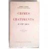 Crimes et châtiments au XVIIIe siècle, par Robert Anchel, Librairie Académique Perrin. 1933