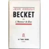 Becket ou l’honneur de Dieu, par Jean Anouilh, La Table Ronde. 1959