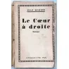 Le Cœur à droite, par Jean Marèze, Ferenczi et fils éditeurs 1928