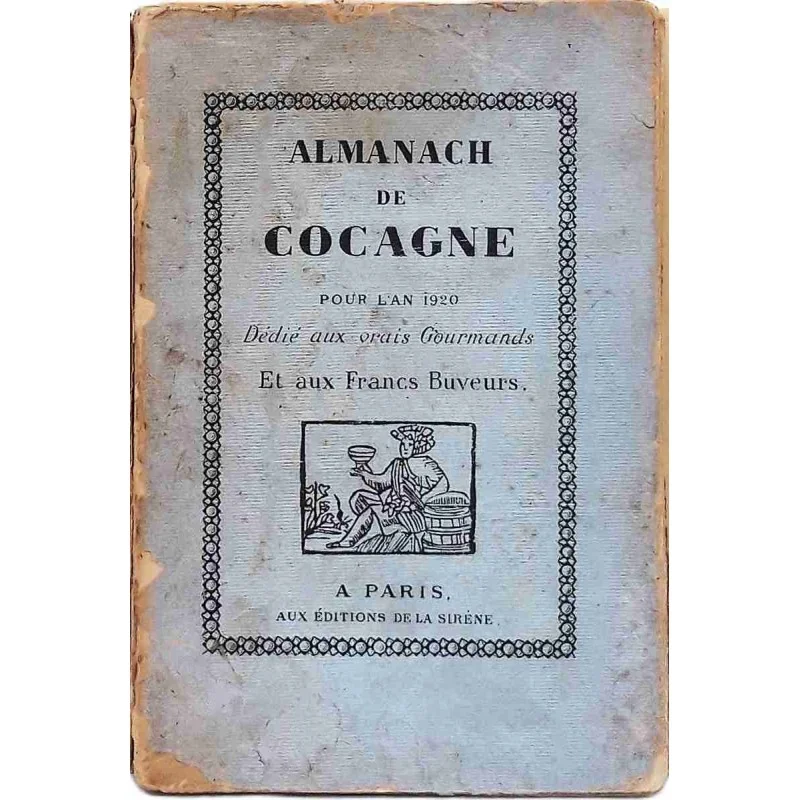 Almanach de Cocagne pour l’an 1920, Bertrand Guégan, la Sirène Paris 1919