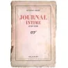 Journal intime 1928-1936, par Eugène Dabit, Gallimard 1939