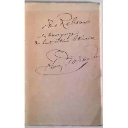 Dédicace : Le Génie, par Florian-Parmentier, Éditions du Fauconnier 1922